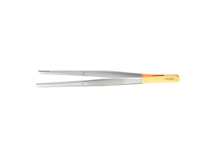 Forceps de disecție Potts Smith aurit - 18 cm