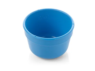 Gallipot/bol de loțiune 60 mm - plastic - gradat 50 ml