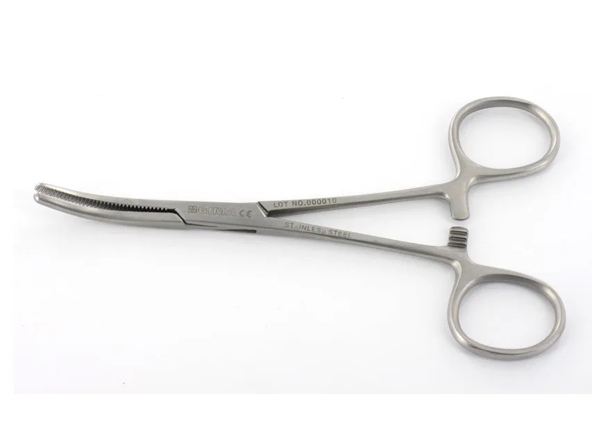 Cleme hemostatic Klemmer - curbe - 18 cm