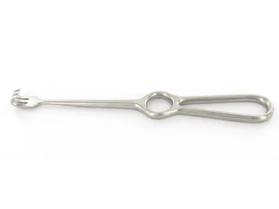 Retractor Volkmann 3 dinți obtuzi - 22 cm