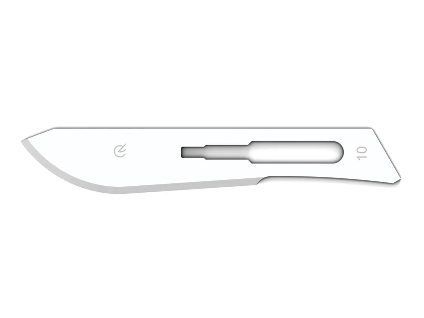 Lame din oțel carbon nr. 10 - sterile