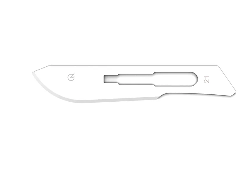 Lame din oțel carbon nr. 21 - sterile