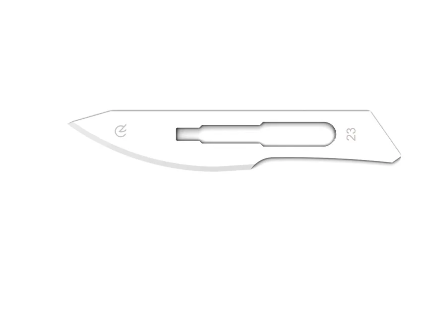 Lame carbon oțel N. 23 - sterile