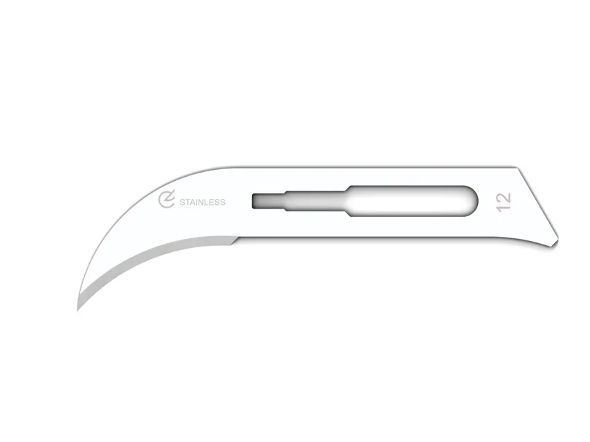 Lame chirurgicale inox nr. 12 - sterile