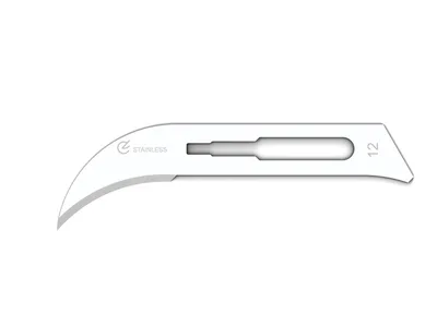 Lame chirurgicale inox nr. 12 - sterile