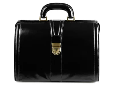 Valigetta Prime Leather Medical Bag - negru