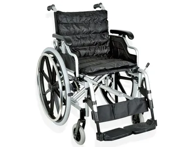 Scaun cu rotile deluxe - Aluminiu