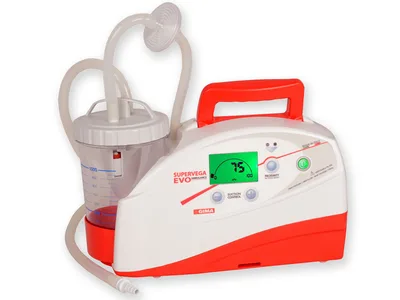 Unitate de aspirație portabilă Supervega Evo cu baterie pentru ambulanță