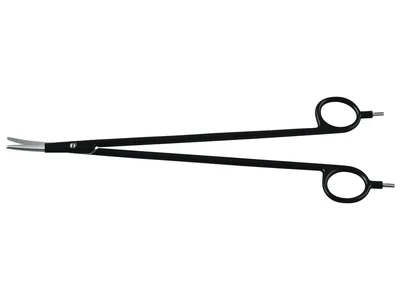 Foarfece bipolare 18 cm - curbate