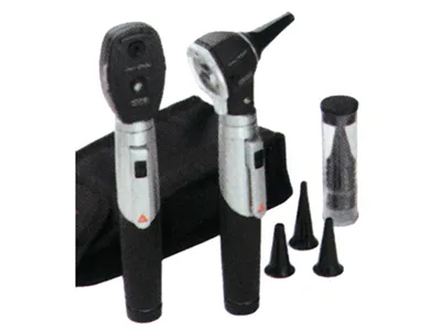 HEINE MINI 3000 F.O. oto + oftalmoscop set - negru