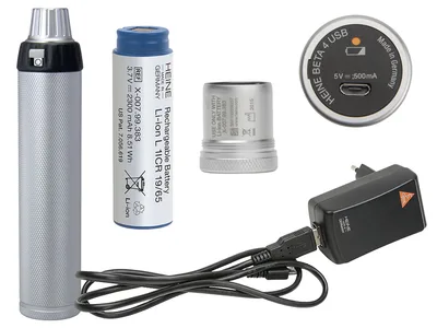 HEINE BETA4 USB KIT Li-Ion mâner reîncărcabil - X-007.99.388