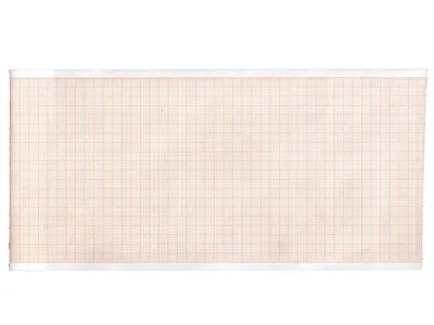 Hârtie termică ECG 110x20 mm x m roll - grilă portocalie