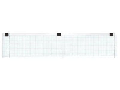 Hârtie termică ECG 50x30 mm x m role - grilă albastră