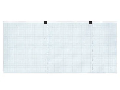 Hârtie termică ECG 120x18 mm x m rola - grilă albastră
