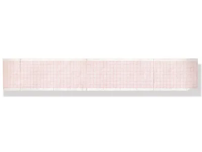 Hârtie termică ECG 50x100mm x200 foi - grilă portocalie