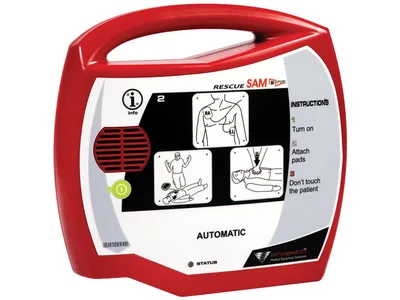 Rescue SAM Full Automatic AED Defibrillator - French