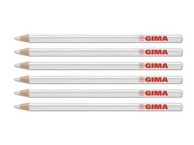 Creioane dermatograf GIMA - alb