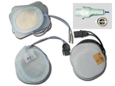 Plasturi compatibili pentru defibrilator Agilent, H-P, Laerdal