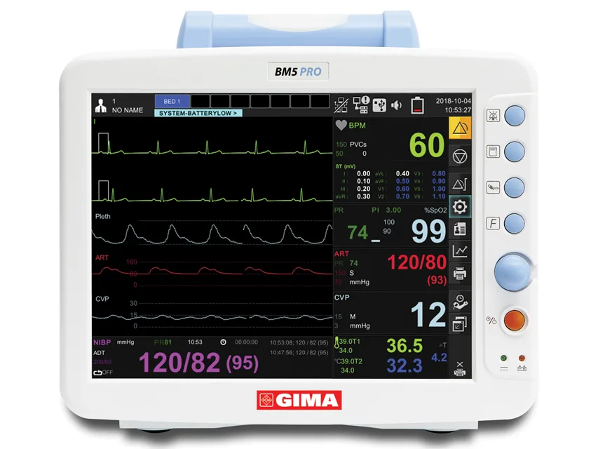 Monitor multiparametru BM5 PRO cu ecran tactil - 7 canale ECG
