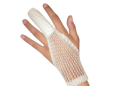Plasă tubulară elastică 1 pentru degete