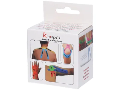 Banda kinesiologică Pro 5 m x 5 cm - culoare piele
