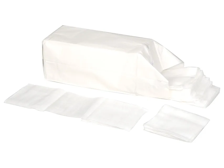 Tampon din gză de bumbac 10x10 cm 16 straturi - Clasa IIa