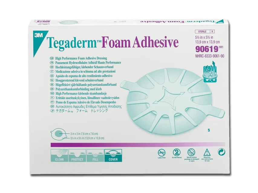 Tegaderm 3M foam 14x14 cm - adeziv