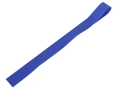 Garnitura de turnecolier preșurată 45x2.5 cm - albastră
