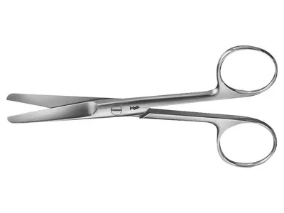 Foarfece chirurgicale Aesculap - drepte - obtuze/obtuze - 14.5 cm - BC314R
