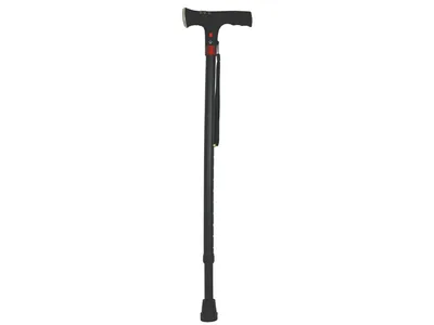 Baston de siguranță cu lumină - negru