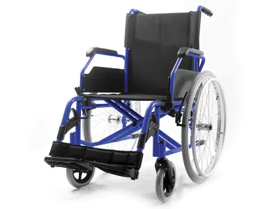 Scaun rulant clasic din aluminiu - 46 cm
