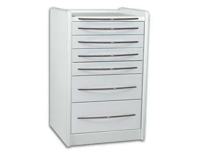 Unitate mobilă GE419 6 sertare 49 cm - alb