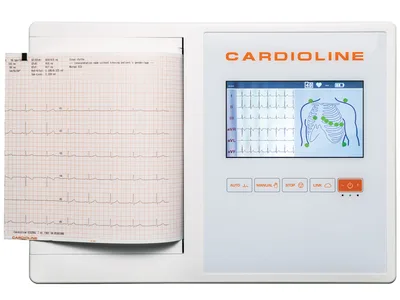 Cardioline ECG200L FULL (Glasgow + EasyApp) - ecran tactil color 7"