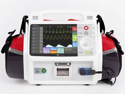 Defibrillator Rescue Life 9 AED cu temperatură - Italiană