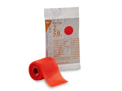Softcast 3M 5 cm x 3.65 m - roșu