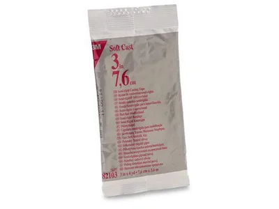 Soft-Cast 3M 7.5 cm x 3.65 m - alb