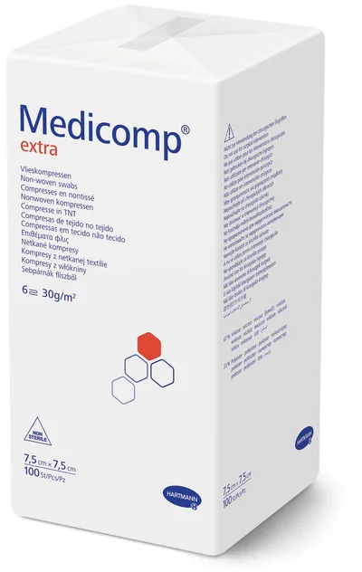 Medicomp Extra nesterile, 6 straturi 10 x 10cm