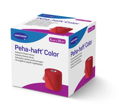 Peha-haft Color Red 8cm x 20m